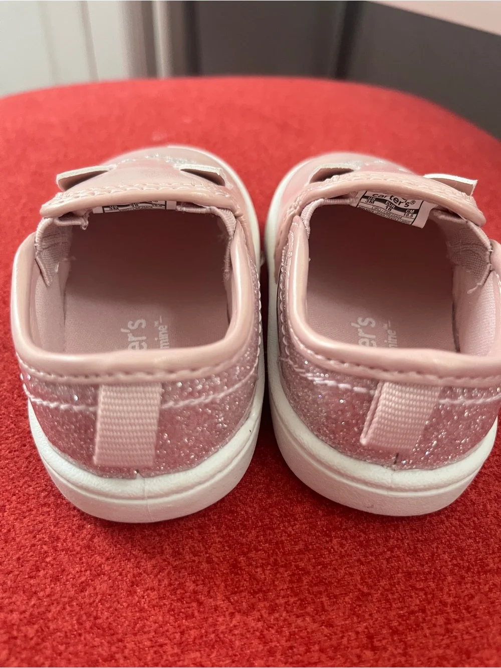 Carter's Pink Slip-On Toddler Shoes with Cat Face